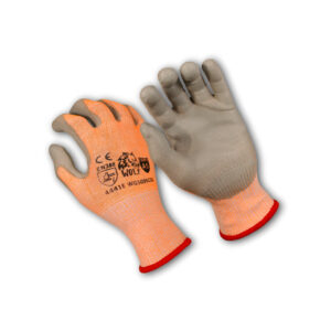 Wolf Hi-Viz Orange A5 Cut Resistant Gloves