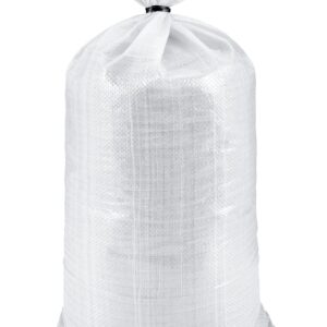 Polypropylene Sandbags – 17" x 27" (White)