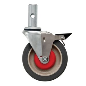 Magliner 5 Inch Swivel Stem Wheel With Brake