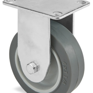 Standard Rubber Caster Wheel - Rigid