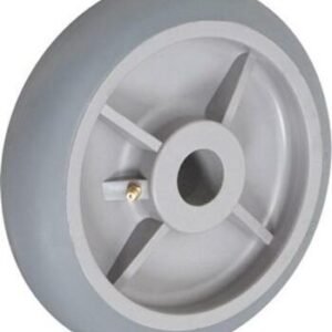 Gray Rubber Wheel 8 Inch X 2 Inch