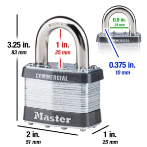 Master Lock® Heavy Duty Steel Padlock
