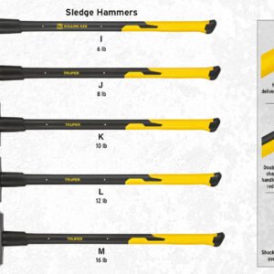 Truper Fiberglass Handle Sledge Hammers