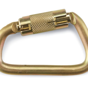KStrong D-Hook Quarter Turn Locking Steel Carabiner (ANSI)