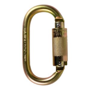 KStrong O-Hook Quarter Turn Locking Steel Carabiner (ANSI)