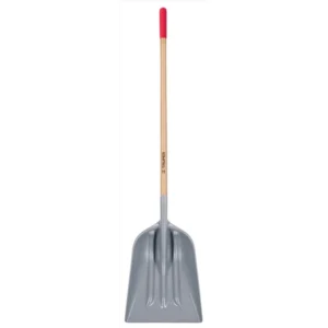 Tru-Tough 62 in. Plastic Scoop Shovel Wood Handle