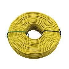 Yellow PVC Coated Tie Wire