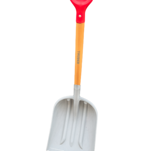 Tru-Tough 32 in. Plastic Scoop Shovel D-Grip Wood Handle